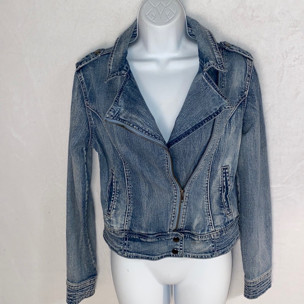 Vintage Denim moto jacket